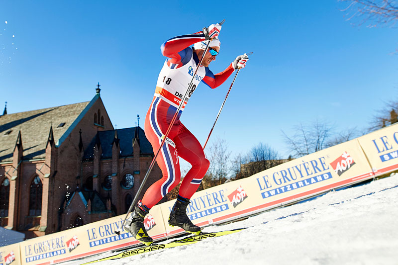 Petter Northug ute i prologen under verdenscupsprinten i Drammen 2016. Det hele endte til slutt med seier. Foto: Felgenhauer/NordicFocus. Petter Northug ute i prologen under verdenscupsprinten i Drammen 2016. Det hele endte til slutt med seier. Foto: Felgenhauer/NordicFocus.
