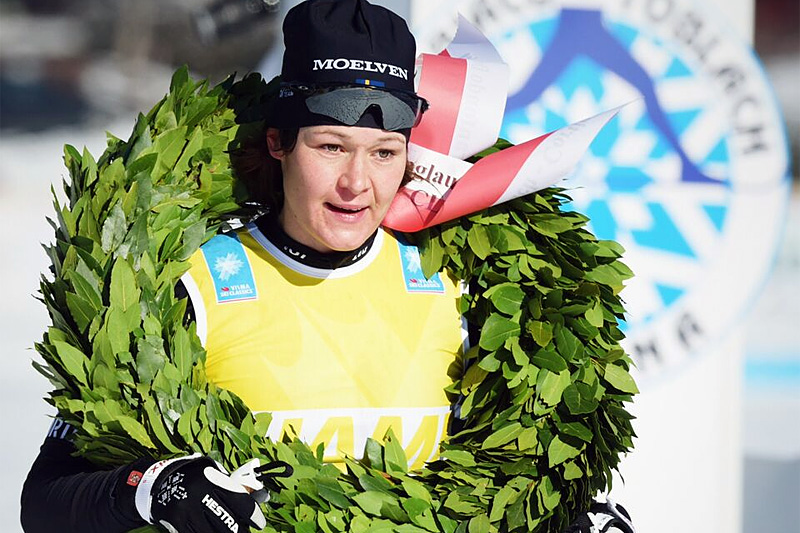 Britta Johansson Norgren tok seieren på Toblach-Cortina i Ski Classics 2016. Foto: Magnus Östh/Visma Ski Classics. Britta Johansson Norgren tok seieren på Toblach-Cortina i Ski Classics 2016. Foto: Magnus Östh/Visma Ski Classics.