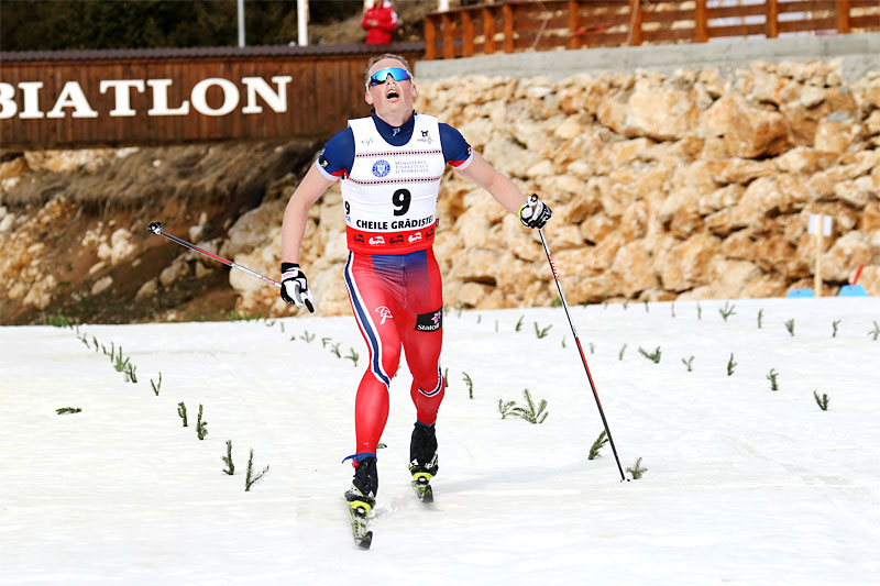 Mikael Gunnulfsen inn til VM-bronse på 15 km klassisk under U23-VM i Rasnov og Romania 2016. Foto: Erik Borg. Mikael Gunnulfsen inn til VM-bronse på 15 km klassisk under U23-VM i Rasnov og Romania 2016. Foto: Erik Borg.