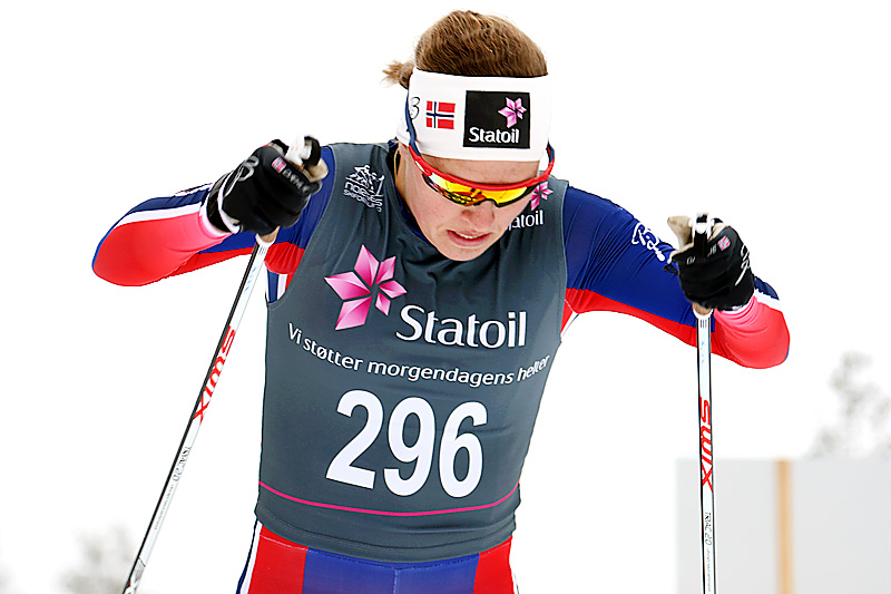 Tiril Udnes Weng (bildet) skal sammen med Mari Eide utgjøre Norges 1. lag i lagsprinten i Dresden søndag. Foto: Erik Borg. Tiril Udnes Weng (bildet) skal sammen med Mari Eide utgjøre Norges 1. lag i lagsprinten i Dresden søndag. Foto: Erik Borg.