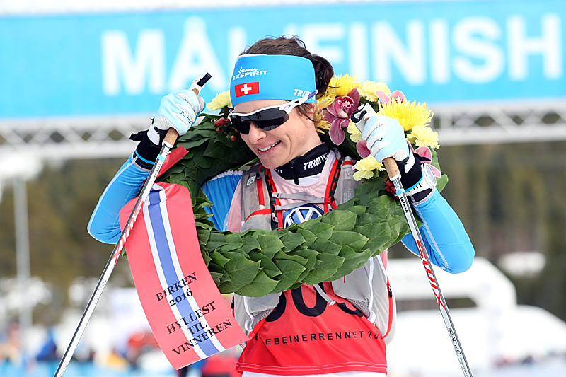 Seraina Boner var beste dame i Holmenkollmarsjen 2018. Her er hun etter at hun vant Birkebeinerrennet for et par sesonger siden. Foto: Birken/Lars Krogsveen. Seraina Boner var beste dame i Holmenkollmarsjen 2018. Her er hun etter at hun vant Birkebeinerrennet for et par sesonger siden. Foto: Birken/Lars Krogsveen.