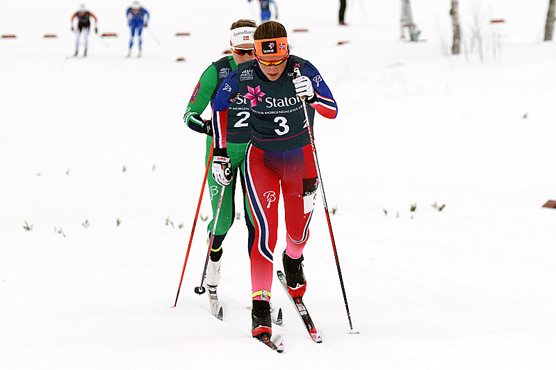Lotta Udnes Weng gikk sammen med søster Tiril Udnes Weng inn til bronse for Nes Ski i lagsprinten under NM på Beitostølen 2016. Foto: Erik Borg. Lotta Udnes Weng gikk sammen med søster Tiril Udnes Weng inn til bronse for Nes Ski i lagsprinten under NM på Beitostølen 2016. Foto: Erik Borg.