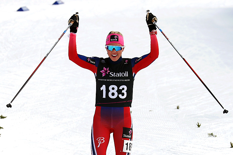 Marte Mæhlum Johansen gikk inn til seier i kvinner 19-20 år sin Norgescup-finale på Beitostølen 2016. Foto: Erik Borg. Marte Mæhlum Johansen gikk inn til seier i kvinner 19-20 år sin Norgescup-finale på Beitostølen 2016. Foto: Erik Borg.