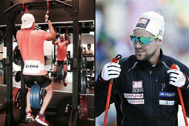 Ludvig Søgnen Jensen har litt mer styrke på treningsprogrammet enn vanlige allroundløpere. Foto: Privat (t.v.) og Flavio Becchis. Ludvig Søgnen Jensen har litt mer styrke på treningsprogrammet enn vanlige allroundløpere. Foto: Privat (t.v.) og Flavio Becchis.