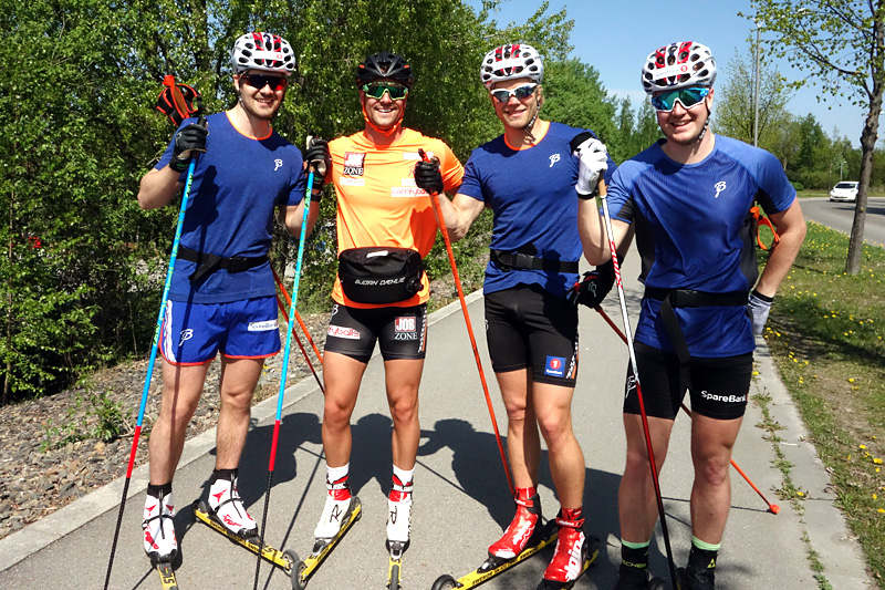 Verdensmester Ludvig Søgnen Jensen gir sine beste tips for rulleskisesongen. Fra venstre: Sondre Turvoll Fossli, Ludvig Søgnen Jensen, Eirik Brandsdal og Sindre Bjørnestad Skar. Foto: Privat (@luddeyo på Instagram). Verdensmester Ludvig Søgnen Jensen gir sine beste tips for rulleskisesongen. Fra venstre: Sondre Turvoll Fossli, Ludvig Søgnen Jensen, Eirik Brandsdal og Sindre Bjørnestad Skar. Foto: Privat (@luddeyo på Instagram).