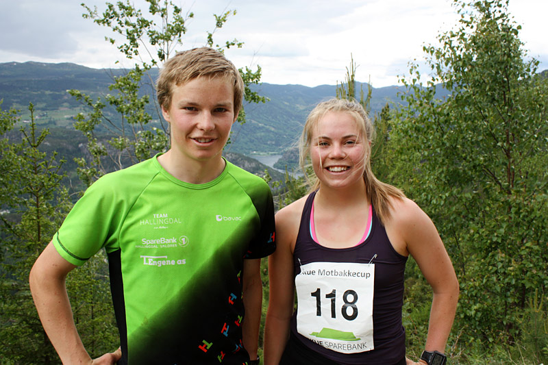 Beste herre og dame i Bergheim Opp 2016 ble tvillingparet Ola og Guro Jordheim fra Hemsedal IL. Arrangørfoto. Beste herre og dame i Bergheim Opp 2016 ble tvillingparet Ola og Guro Jordheim fra Hemsedal IL. Arrangørfoto.