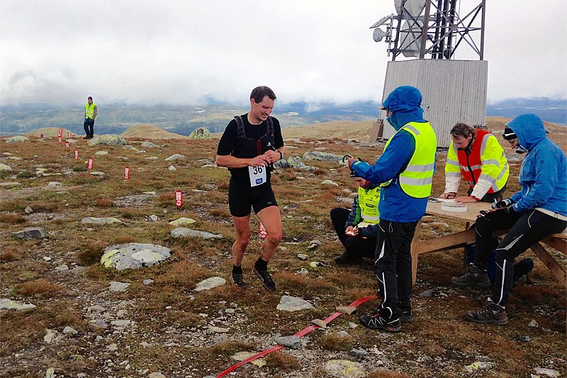 Per Christian Lysaker Torgersrud var best av alle i Hafjell Opp 2018. Her er han i mål som vinner av Spåtind Opp et tidligere år. Arrangørfoto. Per Christian Lysaker Torgersrud var best av alle i Hafjell Opp 2018. Her er han i mål som vinner av Spåtind Opp et tidligere år. Arrangørfoto.