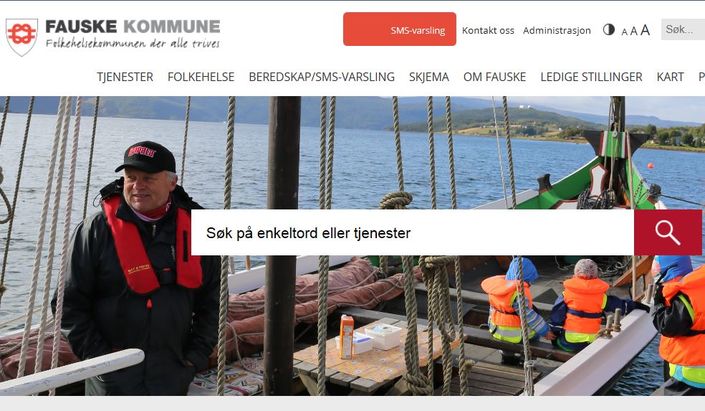 SMSvarsling rødknappen SMSvarsling rødknappen