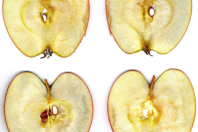Oppdelte epler tegner et godt bilde av hva dette med oksidering dreier seg om. Kroppen din er utsatt for noe lignende. Foto: Creative Commons/Pixabay.com. Oppdelte epler tegner et godt bilde av hva dette med oksidering dreier seg om. Kroppen din er utsatt for noe lignende. Foto: Creative Commons/Pixabay.com.