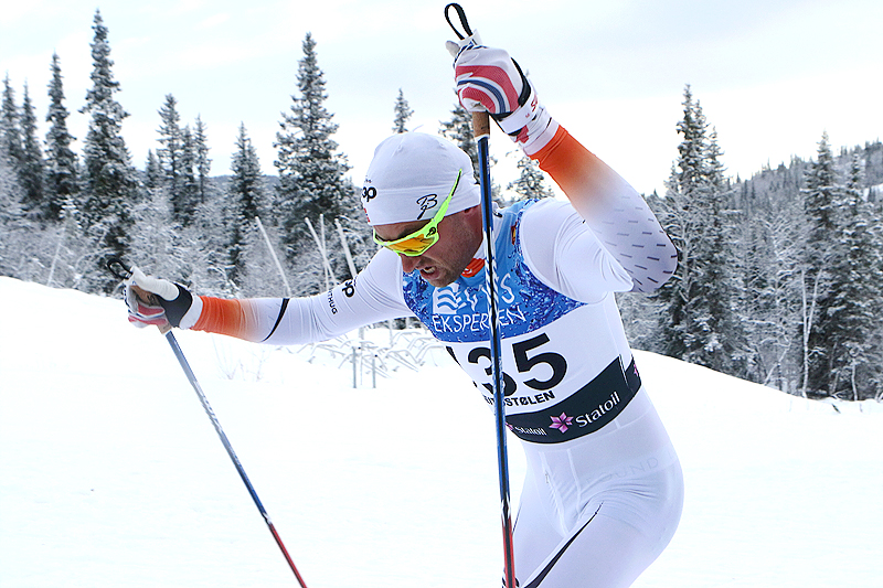 Petter Northug ute på 15 kilometer fri teknikk under Beitosprinten 2016. Det endte med 15. plass. Foto: Erik Borg. Petter Northug ute på 15 kilometer fri teknikk under Beitosprinten 2016. Det endte med 15. plass. Foto: Erik Borg.