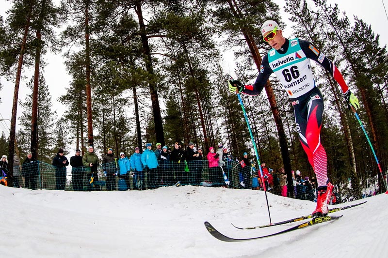 Niklas Dyrhaug på vei mot VM-bronse på 15 km under mesterskapet i Lahti 2017. Foto: Modica/NordicFocus. Niklas Dyrhaug på vei mot VM-bronse på 15 km under mesterskapet i Lahti 2017. Foto: Modica/NordicFocus.
