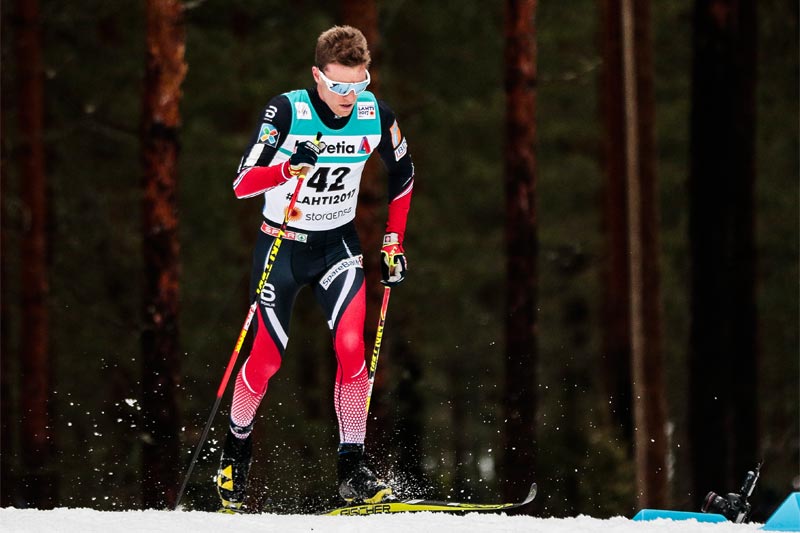 Didrik Tønseth har startnummer 1 i verdenscupprologen i Québec fredag. Her er han på vei mot 5. plass på 15 km under VM i Lahti 2017. Foto: Modica/NordicFocus. Didrik Tønseth har startnummer 1 i verdenscupprologen i Québec fredag. Her er han på vei mot 5. plass på 15 km under VM i Lahti 2017. Foto: Modica/NordicFocus.