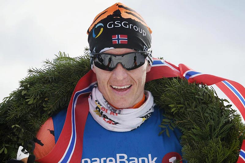 Petter Eliassen etter sin seier i Reistadløpet 2017, hvor han var i en helt egen klasse i det som var sesongens nest siste renn av langløpscupen Visma Ski Classics. Foto: Magnus Östh. Petter Eliassen etter sin seier i Reistadløpet 2017, hvor han var i en helt egen klasse i det som var sesongens nest siste renn av langløpscupen Visma Ski Classics. Foto: Magnus Östh.