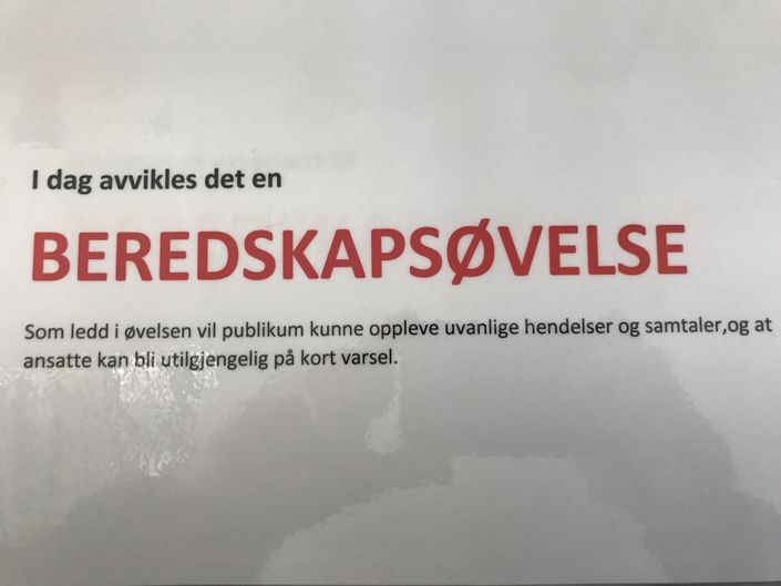Øvelse beredskap kommunen Øvelse Nord 2017 Øvelse beredskap kommunen Øvelse Nord 2017