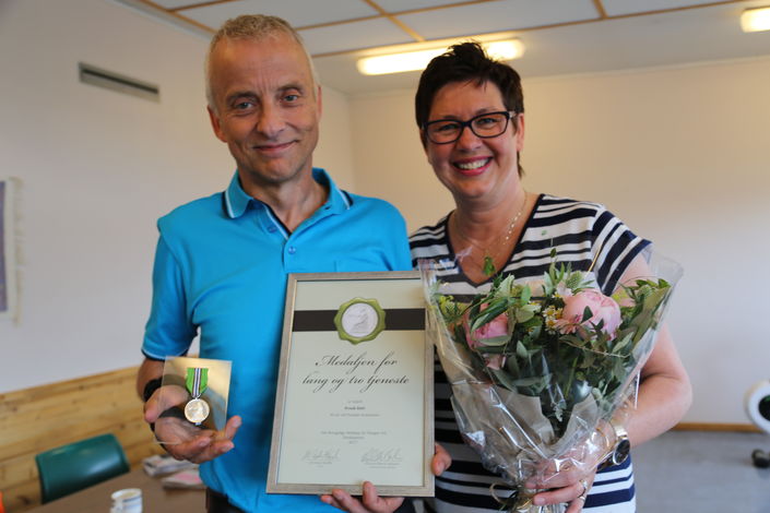 Frank Zahl NOrges vels medalje Frank Zahl NOrges vels medalje