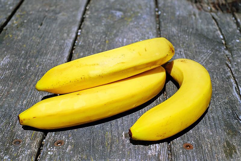 Bananer passer bra både som drivstoff før og under trening, og til restitusjon etterpå gjerne sammen med et glass sjokolademelk. Foto: Creative Commons/Pixabay.com. Bananer passer bra både som drivstoff før og under trening, og til restitusjon etterpå gjerne sammen med et glass sjokolademelk. Foto: Creative Commons/Pixabay.com.