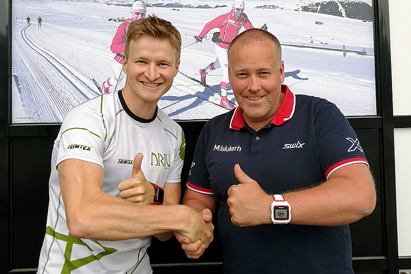 Team Milslukern – Driv Trening vil bygge et treningsfellesskap for mosjonister og skientusiaster. Fra venstre: Roar Thorrud (daglig leder, Milslukern) og Øystein Rodem (partner, Driv Trening). Foto: Team Milslukern - Driv Trening. Team Milslukern – Driv Trening vil bygge et treningsfellesskap for mosjonister og skientusiaster. Fra venstre: Roar Thorrud (daglig leder, Milslukern) og Øystein Rodem (partner, Driv Trening). Foto: Team Milslukern - Driv Trening.