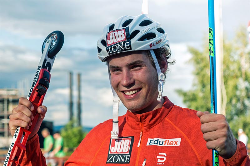 Even Sæteren Hippe knallet til med 3. plass og edelt metall da rulleski-VM innledet torsdag kveld. Foto: Privat. Even Sæteren Hippe knallet til med 3. plass og edelt metall da rulleski-VM innledet torsdag kveld. Foto: Privat.