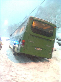 Buss utfor