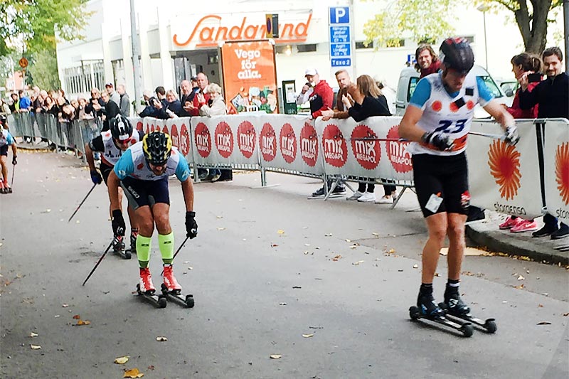 Jens Eriksson sikrer seg seieren i spurten av det 90 km lange Klarälvsloppet foran John Kristian Dahl. Foto: Sigmund Hov Moen. Jens Eriksson sikrer seg seieren i spurten av det 90 km lange Klarälvsloppet foran John Kristian Dahl. Foto: Sigmund Hov Moen.