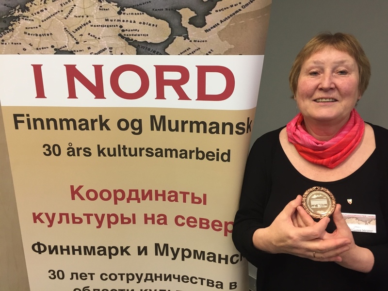 Nina Strimp fikk medalje Nina