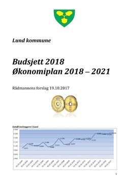 Knut Veggeland Rådmannens forslag til budsjett 2018 og økonomiplan 2018 - 2021