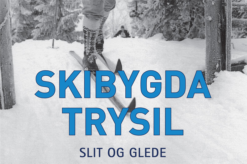 Deler av forsiden til boka Skibygda Trysil - Slit og glede, utgitt av Trysil kommune og skrevet av Thor Gotaas. Deler av forsiden til boka Skibygda Trysil - Slit og glede, utgitt av Trysil kommune og skrevet av Thor Gotaas.