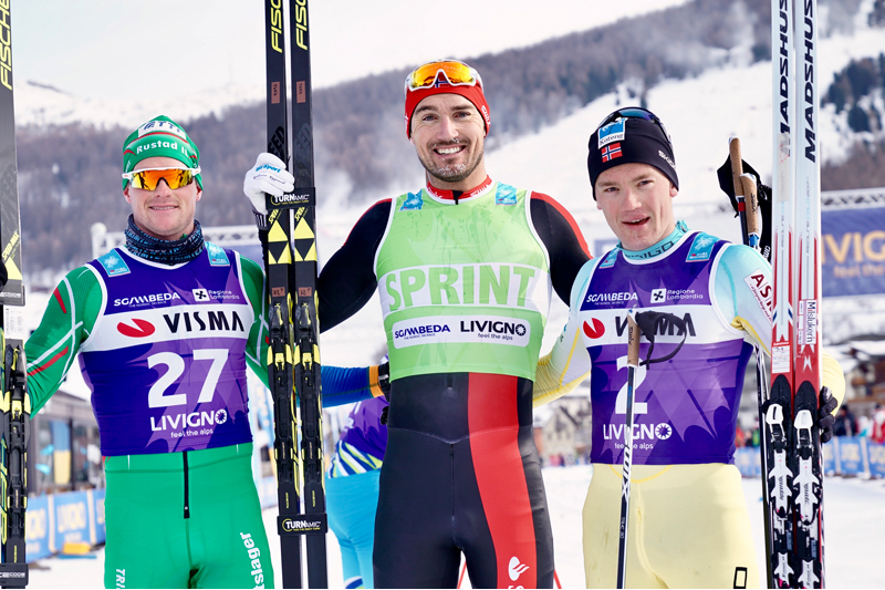 Herrenes seierspall i La Sgambeda 2017, et renn som inngår i Visma Ski Classics. FV: Torgeir Skare Thygesen (2. plass), Andreas Nygaard (1) og Stian Hoelgaard (3). Foto: Magnus Östh/Visma Ski Classics. Herrenes seierspall i La Sgambeda 2017, et renn som inngår i Visma Ski Classics. FV: Torgeir Skare Thygesen (2. plass), Andreas Nygaard (1) og Stian Hoelgaard (3). Foto: Magnus Östh/Visma Ski Classics.