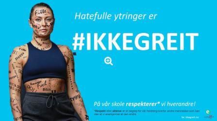 Hatefulle yttringer er ikke greit