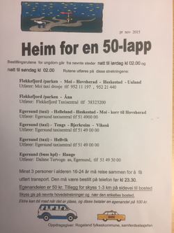 Heim for en 50 lapp
