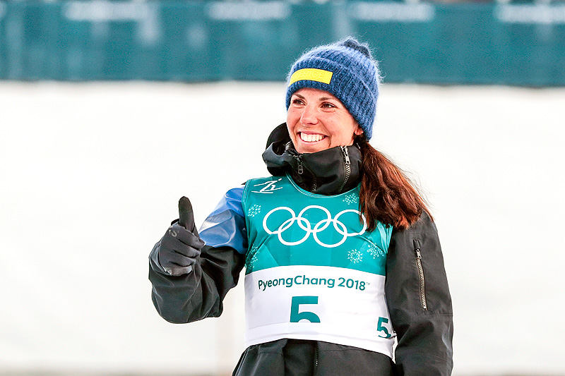 Charlotte Kalla ble olympisk mester på skiathlon under OL i Pyeongchang 2018. Foto: Modica/NordicFocus. Charlotte Kalla ble olympisk mester på skiathlon under OL i Pyeongchang 2018. Foto: Modica/NordicFocus.