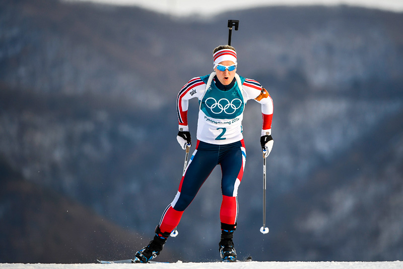 Marte Olsbu Roiseland Med Kjempeopphenting