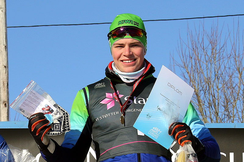 Andreas Kirkeng gikk knepent til topps i klassen for eldre junior i Holmenkollen. Arkivfoto: Erik Borg. Andreas Kirkeng gikk knepent til topps i klassen for eldre junior i Holmenkollen. Arkivfoto: Erik Borg.