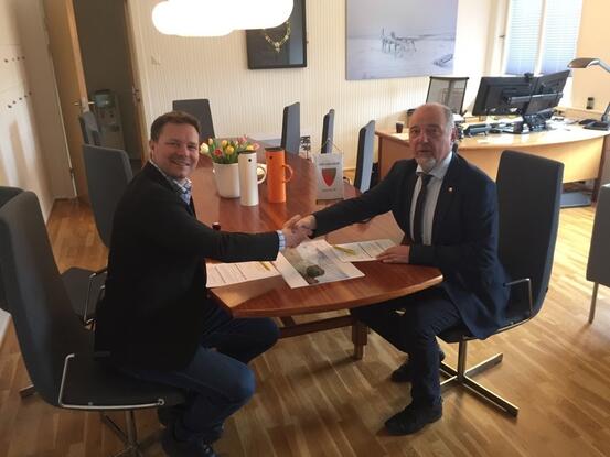 underskrevet konktrakt mellom Byggmesteran AS og Rune Rafaelsen