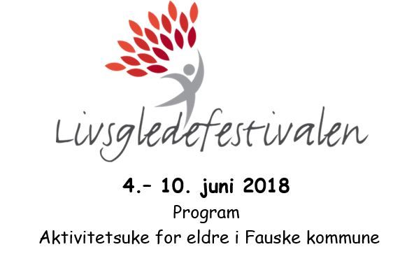 Livsgledefestival 2018 utklipp av forsiden programmet Livsgledefestival 2018 utklipp