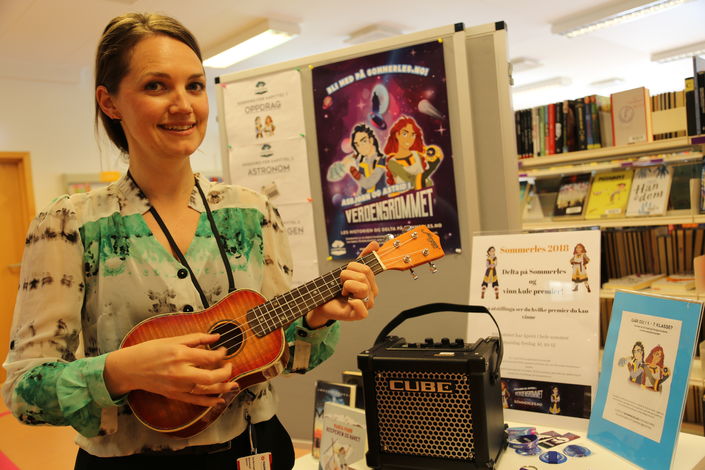 Elin Rønningen biblioteksjef - foto: Gull H. Pedersen Elin Rønningen biblioteksjef