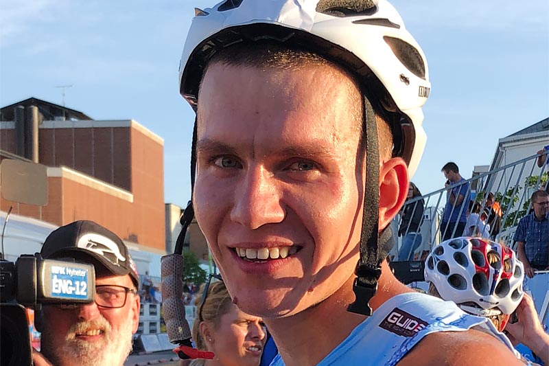 Alexander Bolshunov fra da han avgjorde Blink Classics 2018 i Sandnes til sin fordel. Foto: Sigmund Hov Moen. Alexander Bolshunov fra da han avgjorde Blink Classics 2018 i Sandnes til sin fordel. Foto: Sigmund Hov Moen.