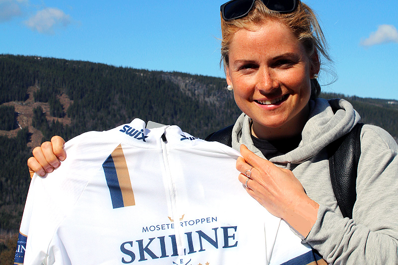 Marthe Kristoffersen er blitt mosjonist, men trener fortsatt hardt. Inneværende sesong er hun en del av Team Mosetertoppen Skiline. Foto: Privat. Marthe Kristoffersen er blitt mosjonist, men trener fortsatt hardt. Inneværende sesong er hun en del av Team Mosetertoppen Skiline. Foto: Privat.