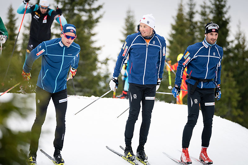 Landslagsløpere i trening på Natrudstilen ved Sjusjøen i november 2018. Foto: Fjellfanten Photo & Adventure! / Martin Andersen. Landslagsløpere i trening på Natrudstilen ved Sjusjøen i november 2018. Foto: Fjellfanten Photo & Adventure! / Martin Andersen.