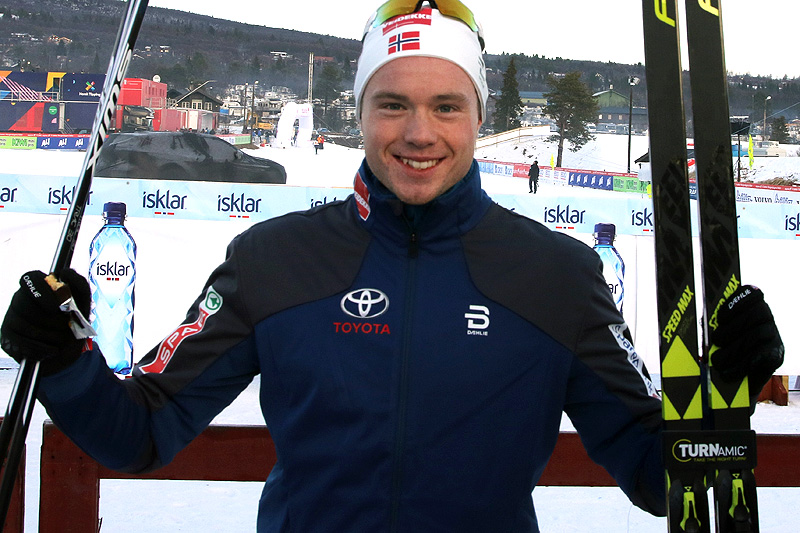 Gjøran Tefre slo til med 4.-plass i skøytesprinten under sesongåpningen på Beitostølen 2018. Foto: Erik Borg. Gjøran Tefre slo til med 4.-plass i skøytesprinten under sesongåpningen på Beitostølen 2018. Foto: Erik Borg.