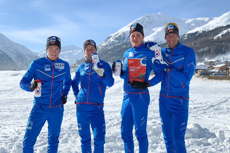 Fra venstre: Stian Hoelgaard, Astrid Øyre Slind, Torleif Syrstad og Chris Jespersen. Foto: Team Koteng. Fra venstre: Stian Hoelgaard, Astrid Øyre Slind, Torleif Syrstad og Chris Jespersen. Foto: Team Koteng.