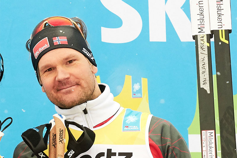 Øystein Pettersen etter å ha vunnet den individuelle prologen i Ski Classics 2018/2019. Foto: Rauschendorfer/NordicFocus. Øystein Pettersen etter å ha vunnet den individuelle prologen i Ski Classics 2018/2019. Foto: Rauschendorfer/NordicFocus.