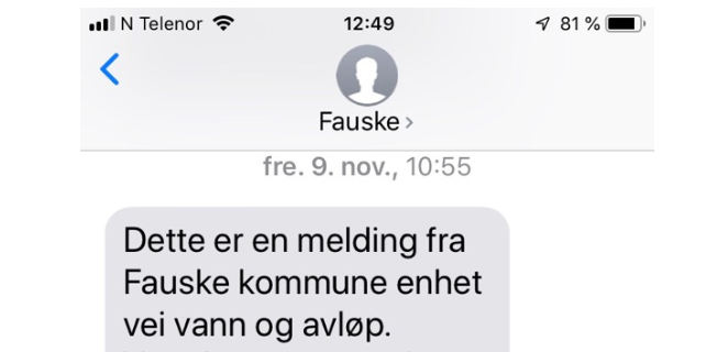 UMS melding utklipp UMS melding utklipp