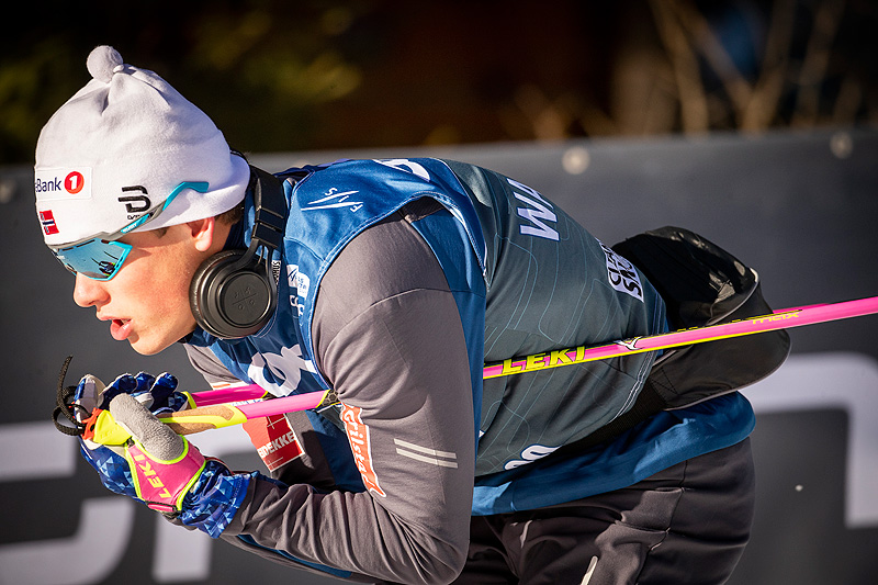Johannes Høsflot Klæbo på trening i forbindelse med Tour de Ski 2018-2019. Foto: Modica/NordicFocus. Johannes Høsflot Klæbo på trening i forbindelse med Tour de Ski 2018-2019. Foto: Modica/NordicFocus.