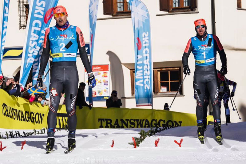 Andreas Nygaard avgjør La Diagonela 2019 og sesongens 4. renn i Ski Classics til sin fordel foran Tord Asle Gjerdalen. Foto: Magnus Östh. Andreas Nygaard avgjør La Diagonela 2019 og sesongens 4. renn i Ski Classics til sin fordel foran Tord Asle Gjerdalen. Foto: Magnus Östh.