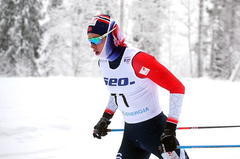 Harald Østberg Amundsen på vei mot sjetteplass på 15 km fri under U23-VM i Lahti 2019. Foto: Erik Borg. Harald Østberg Amundsen på vei mot sjetteplass på 15 km fri under U23-VM i Lahti 2019. Foto: Erik Borg.
