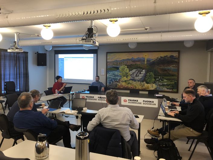 Øvelse drikkevann Fylkesmannen 2019. Foto: Gull H. Pedersen Øvelse drikkevann Fylkesmannen 2019
