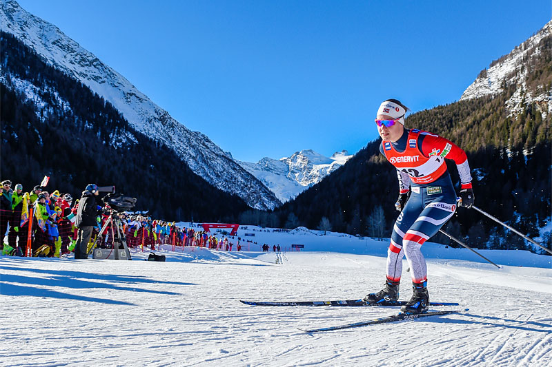 Ane Appelkvist Stenseth underveis i verdenscupen i Cogne 2019 hvor hun gikk seg inn til 4. plass i sprintfinalen. Foto: Thibaut/NordicFocus. Ane Appelkvist Stenseth underveis i verdenscupen i Cogne 2019 hvor hun gikk seg inn til 4. plass i sprintfinalen. Foto: Thibaut/NordicFocus.