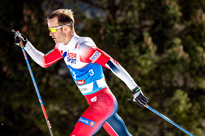 Sjur Røthe har startnummer 1 og er således den første løperen av alle som innleder World Cup i langrenn 2019-2020. Foto: Modica/NordicFocus. Sjur Røthe har startnummer 1 og er således den første løperen av alle som innleder World Cup i langrenn 2019-2020. Foto: Modica/NordicFocus.