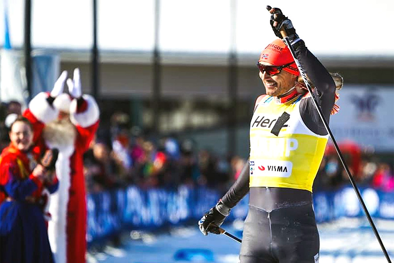 Andreas Nygaard inn til seier i Ylläs-Levi 2019. Nygaard sikret samtidig sammenlagtseieren i Ski Classics 2018/2019. Foto: Magnus Östh/Ski Classics. Andreas Nygaard inn til seier i Ylläs-Levi 2019. Nygaard sikret samtidig sammenlagtseieren i Ski Classics 2018/2019. Foto: Magnus Östh/Ski Classics.